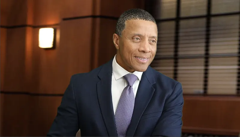 Sean Collinson, Los Angeles mediator, in a mediation office